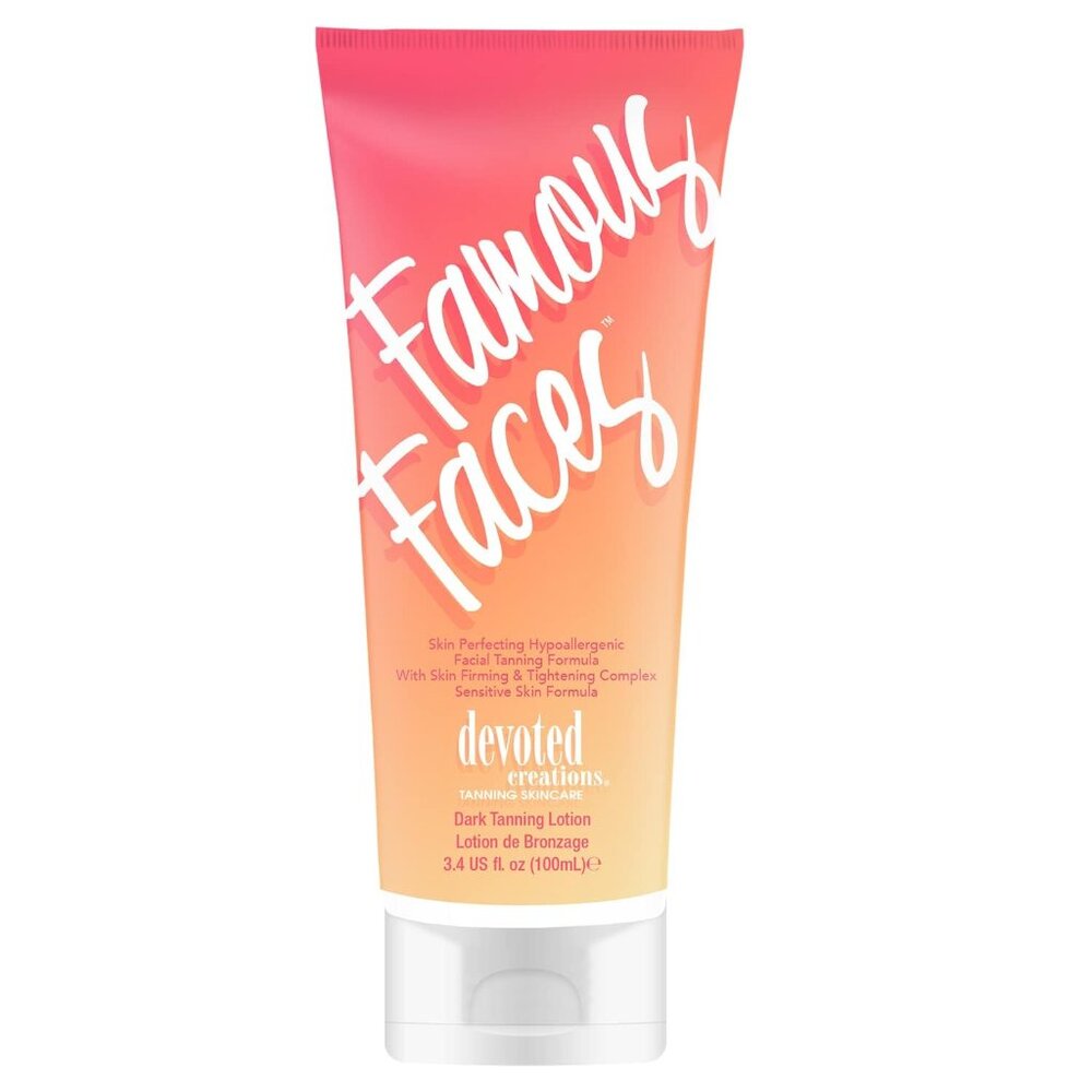 Devoted Creations Famous Faces Skin Perfecting Hypoallergenic Facial Tanning Lot